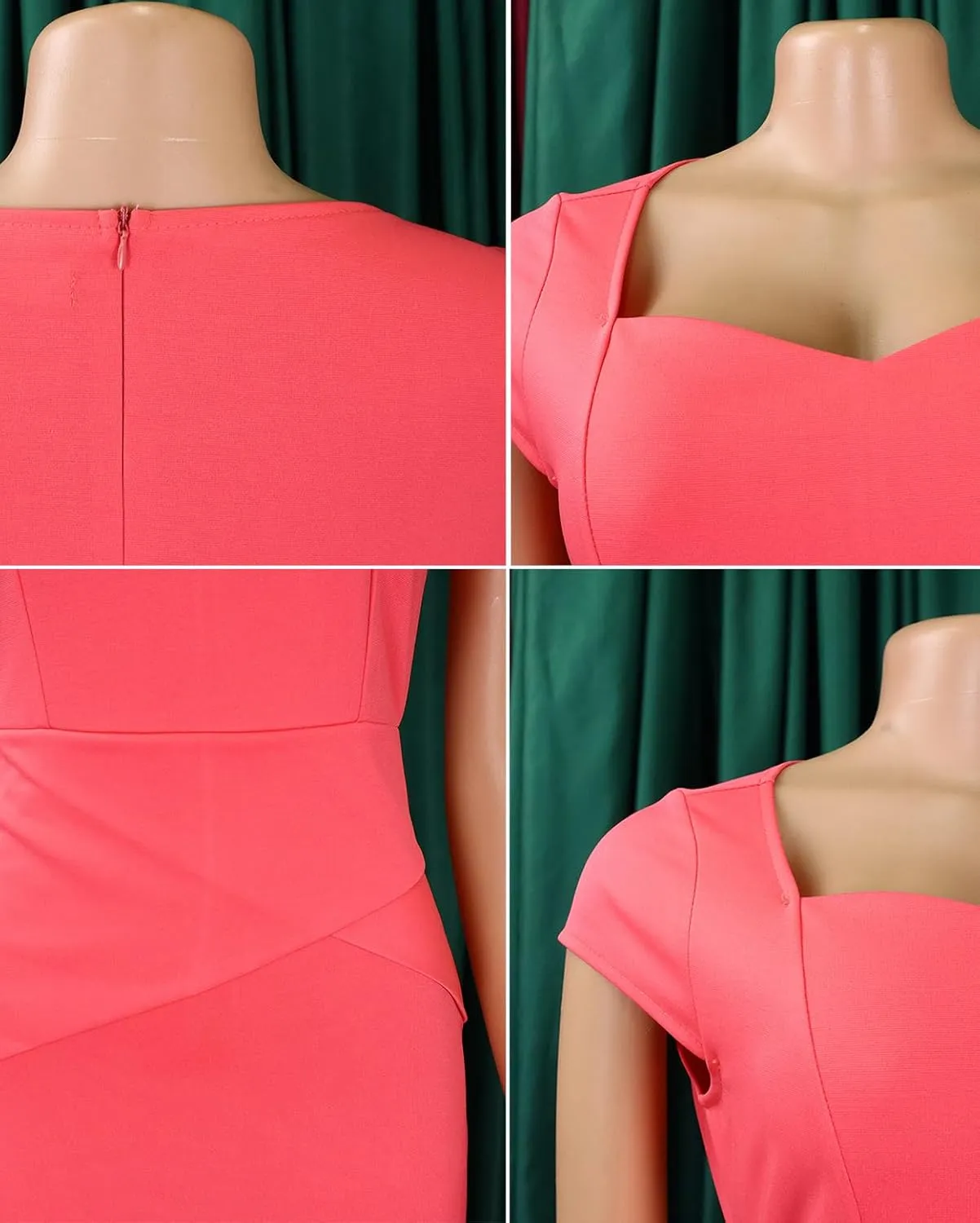 Madam Uniq Women Pencil Dress Plus Size Elegant Business Work Office Dresses Midi Casual Cocktail Bodycon