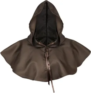 Medieval Hooded Cloak for Halloween Adult Unisex Hoody Capes for Costume Parties and Role Playing Event Festival Props