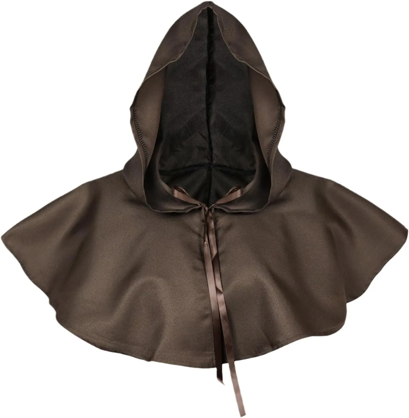 Medieval Hooded Cloak for Halloween Adult Unisex Hoody Capes for Costume Parties and Role Playing Event Festival Props