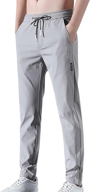 Mens Cargo Pants Men's Casual Pants Stretch Pants with Deep Pockets Loose Fit Casual Jogging Trousers for