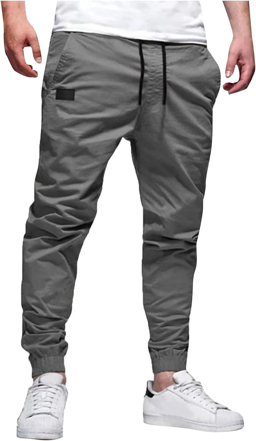 Men's Pants Mens Casual Pants Sports Casual Jogging Trousers Lightweight Hiking Work Pants Outdoor Pant