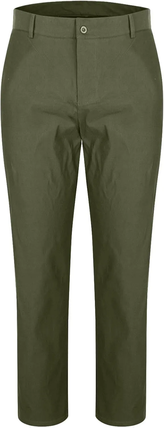 Men's Pants Stretch Lightweight Casual Slim Fit Golf Pant for Men Work Outdoor Fashion Trendy 2025 Spring Trousers