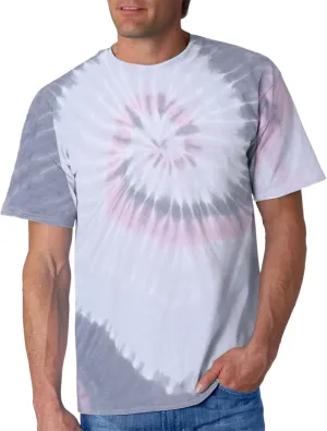 Mens Tie Dye T Shirts Plus Size Novelty Printed Tee Short Sleeve Classic Trendy Tshirt Summer Casual Crew Neck Tops