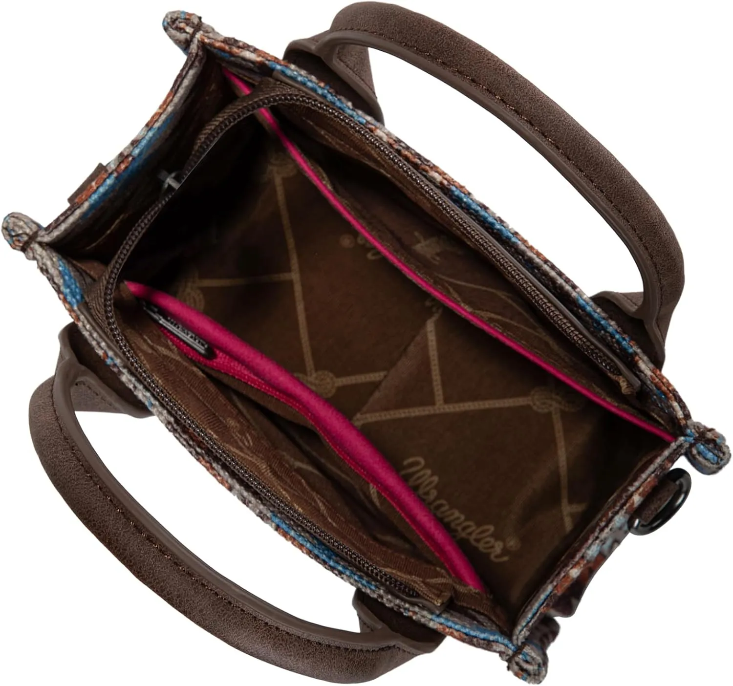 Montana West x Wrangler Mini Tote Bag for Women Boho Aztec Crossbody Purse Top Handle Handbags
