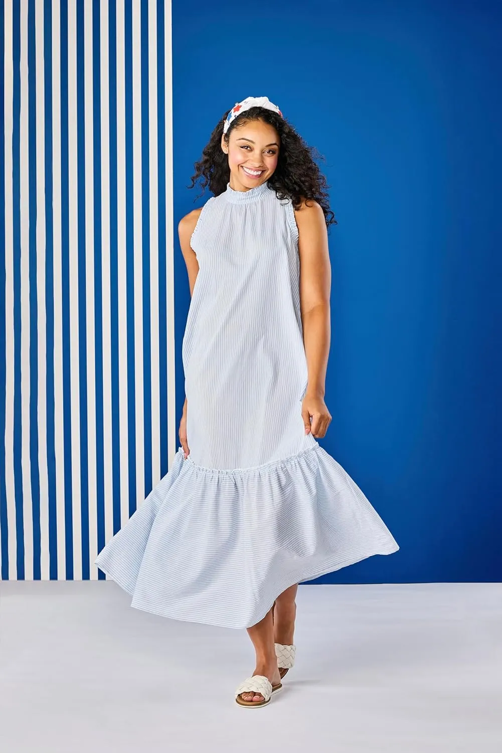 Mud Pie Women's Wallis Stripe Maxi Dress