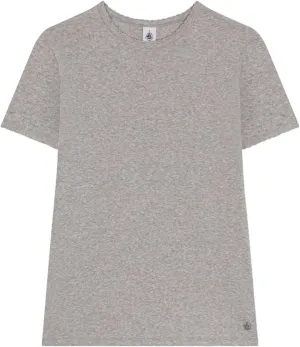 Petit Bateau Women's Iconic Cocotte Stitch Cotton T-Shirt Grey Color Sizes XXS-XL