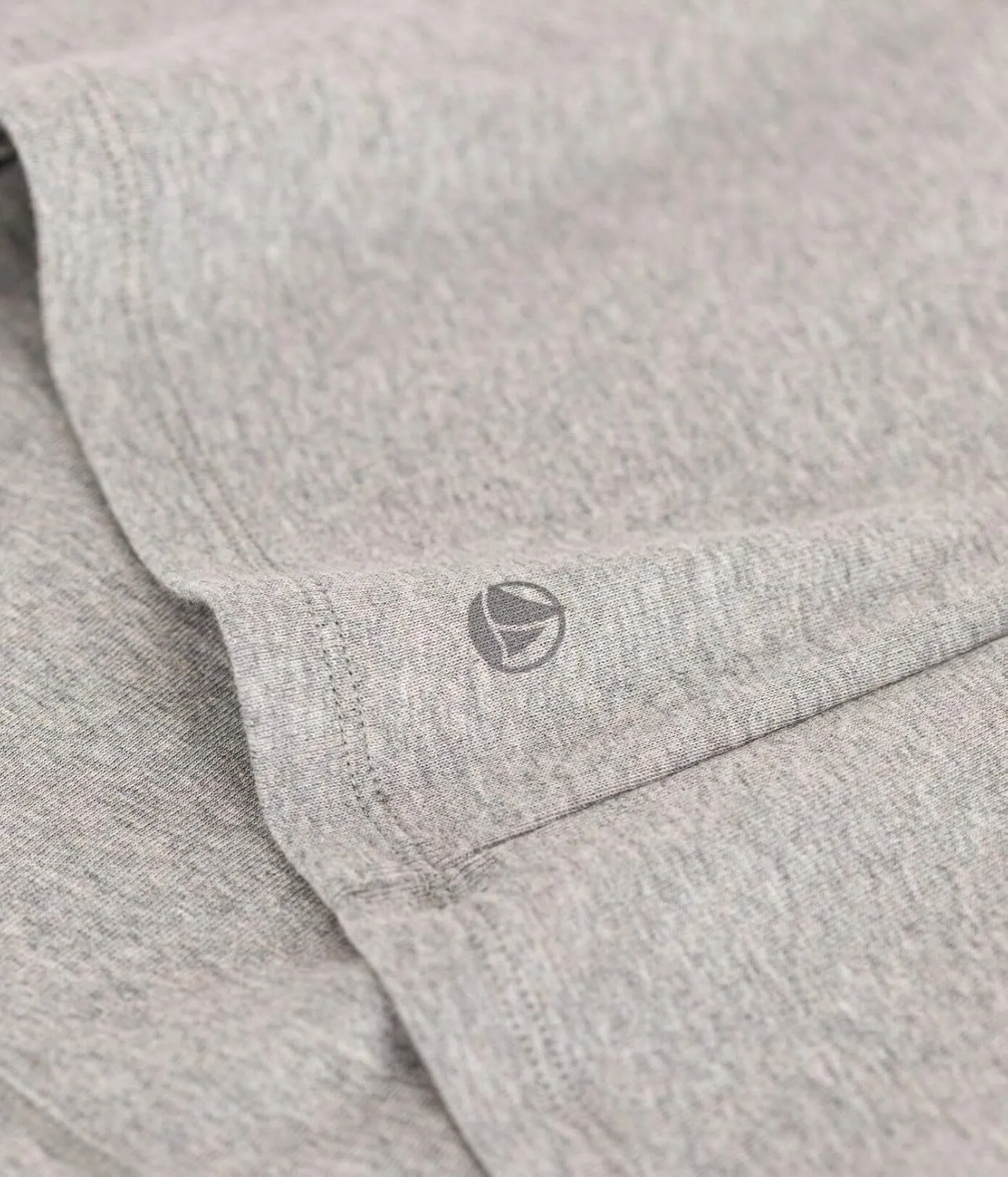 Petit Bateau Women's Iconic Cocotte Stitch Cotton T-Shirt Grey Color Sizes XXS-XL