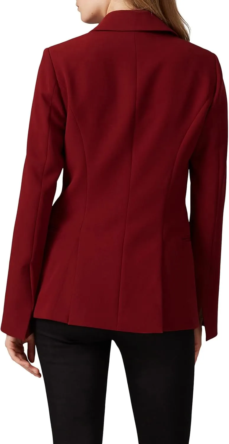Rent The Runway Pre-Loved Red Tie Blazer