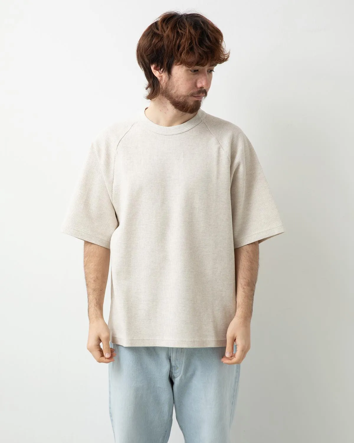 ROUGH&SMOOTH THERMAL RAGLAN TEE