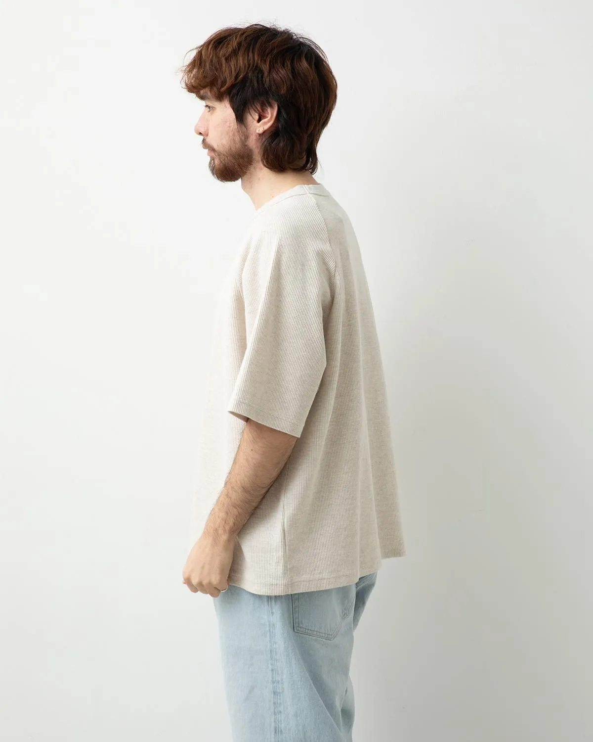 ROUGH&SMOOTH THERMAL RAGLAN TEE