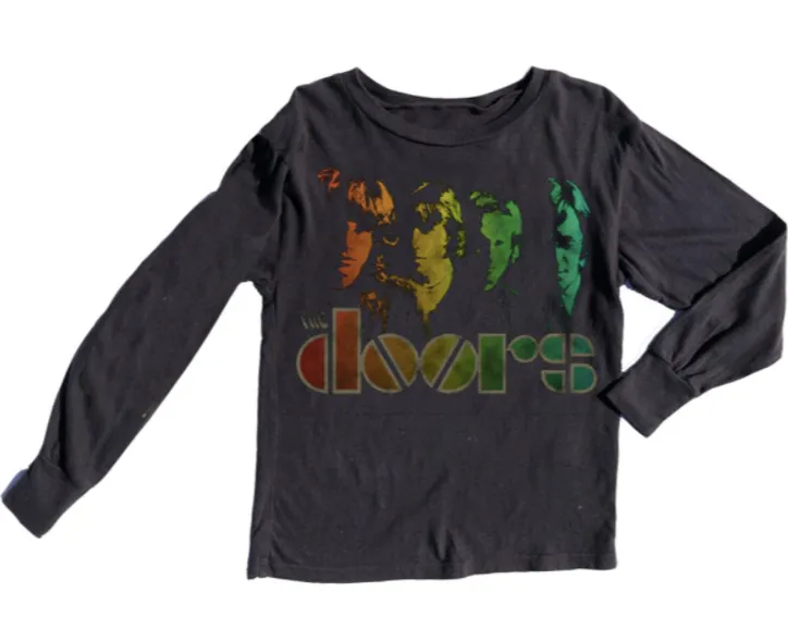Rowdy Sprout - Doors Long Sleeve in Jet Black