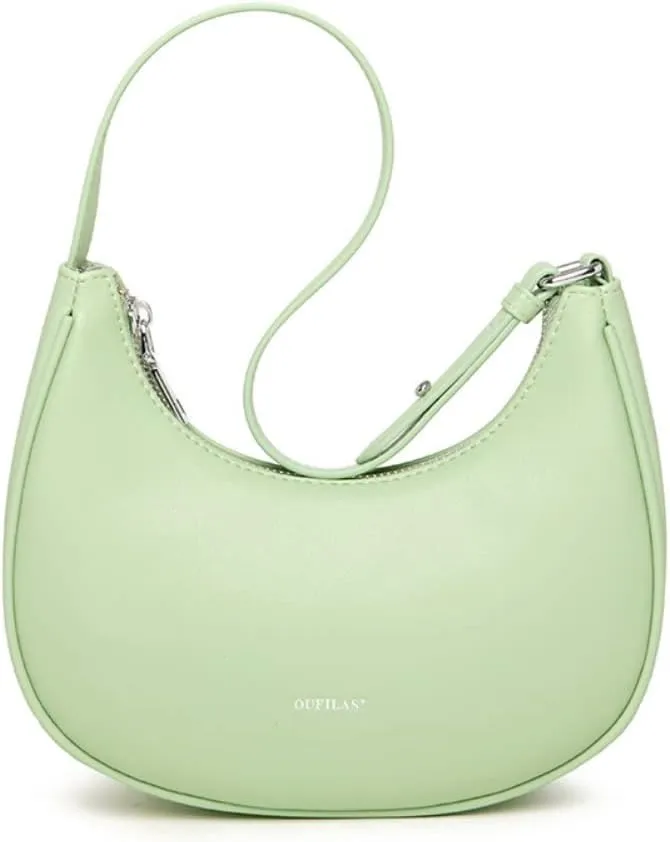 Shoulder Cute Hobo Tote Handbag Small Purse with Zipper Closure 2 Strapes