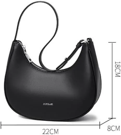 Shoulder Cute Hobo Tote Handbag Small Purse with Zipper Closure 2 Strapes