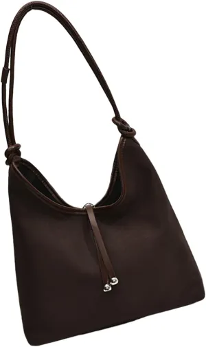Shoulder HandbagSlouchy Bag for Women 2024 Retro Fall Winter Shoulder Bags Large Capacity Handbag Bucket Bag Retro Underarm Purse
