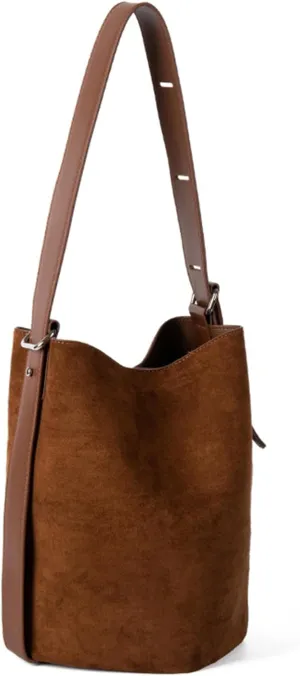 Shoulder HandbagStylish Shoulder Bag for Women Large Capacity Slouchy Bag Retro Bucket Handbag Satchel Underarm Purse for Everyday Use