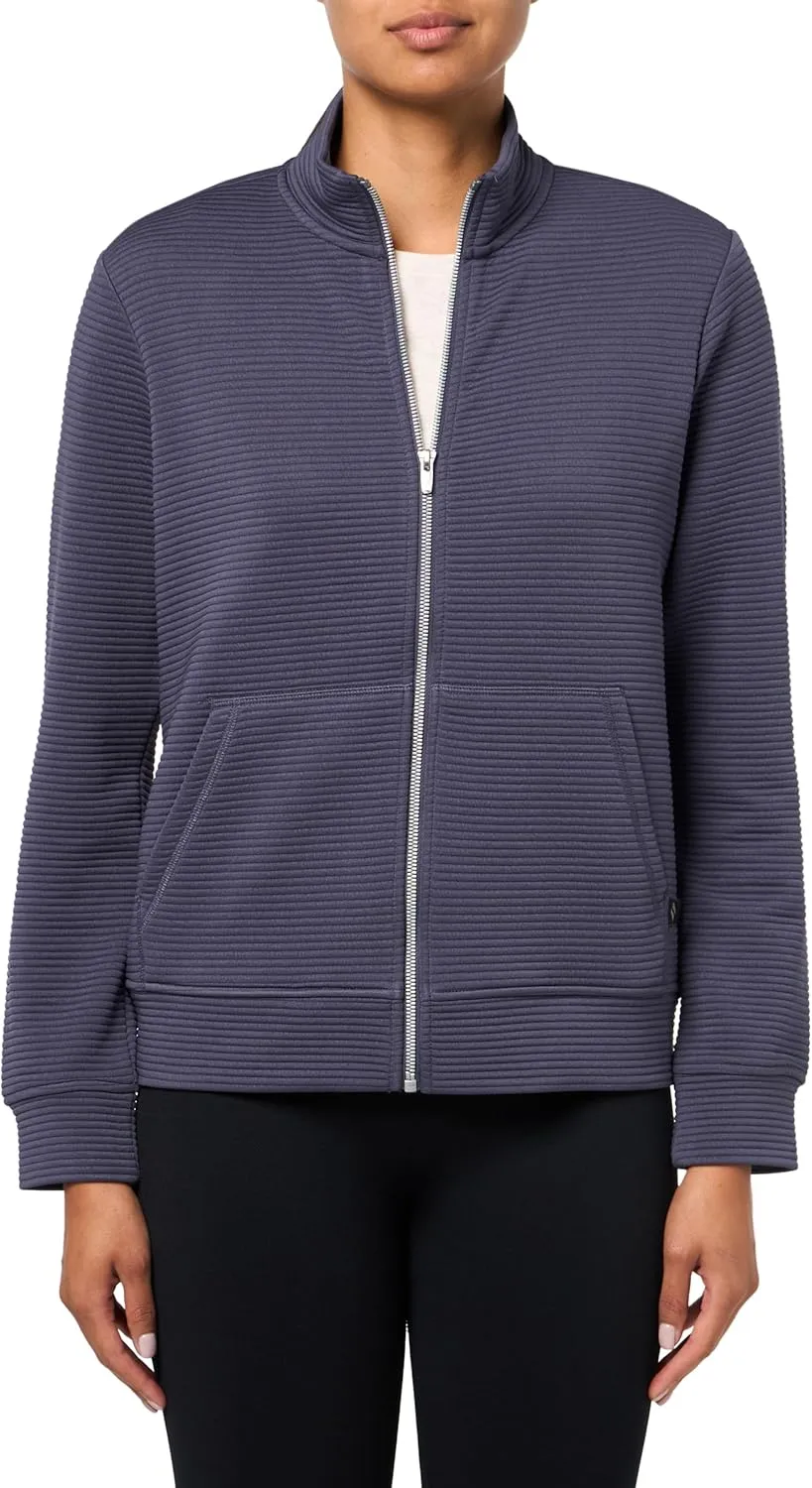 Skechers Women's Mock Neck Jacket with Rose Gold Zipper