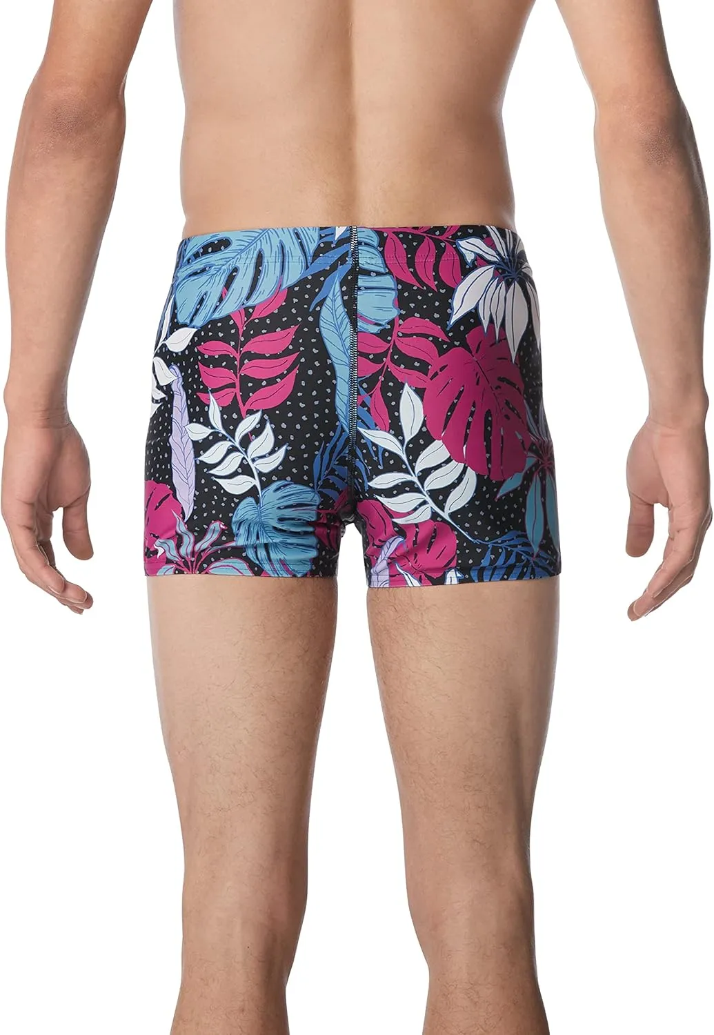 Speedo Men's Swimsuit Square Leg Printed