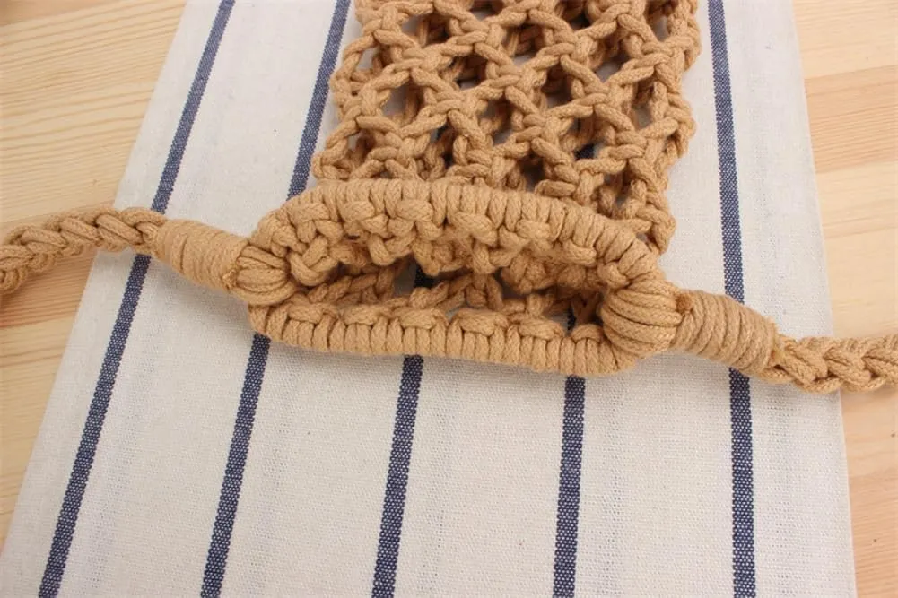 Straw Shoulder Bag for Women Handmade Knitting Cellphone Purse Bag With Shoulder Strap