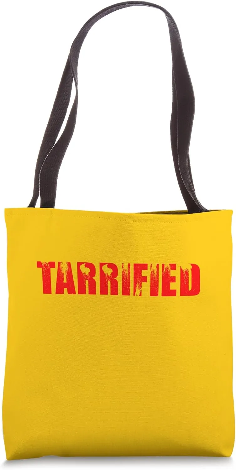 Tarrified | Tarrifs | USA | Politics | American Tote Bag