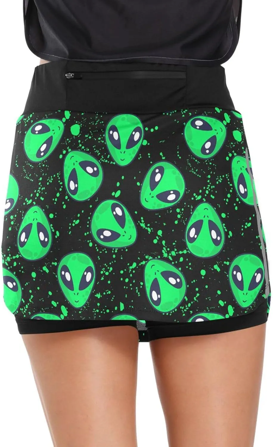 Tennis Golf Skirt with Shorts Athletic Pickleball Skort Zebra Print Casual Golf Outfits Clothes