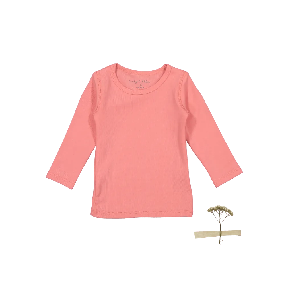 The Long Sleeve Tee - Coral