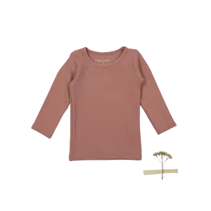 The Long Sleeve Tee - Rosewood