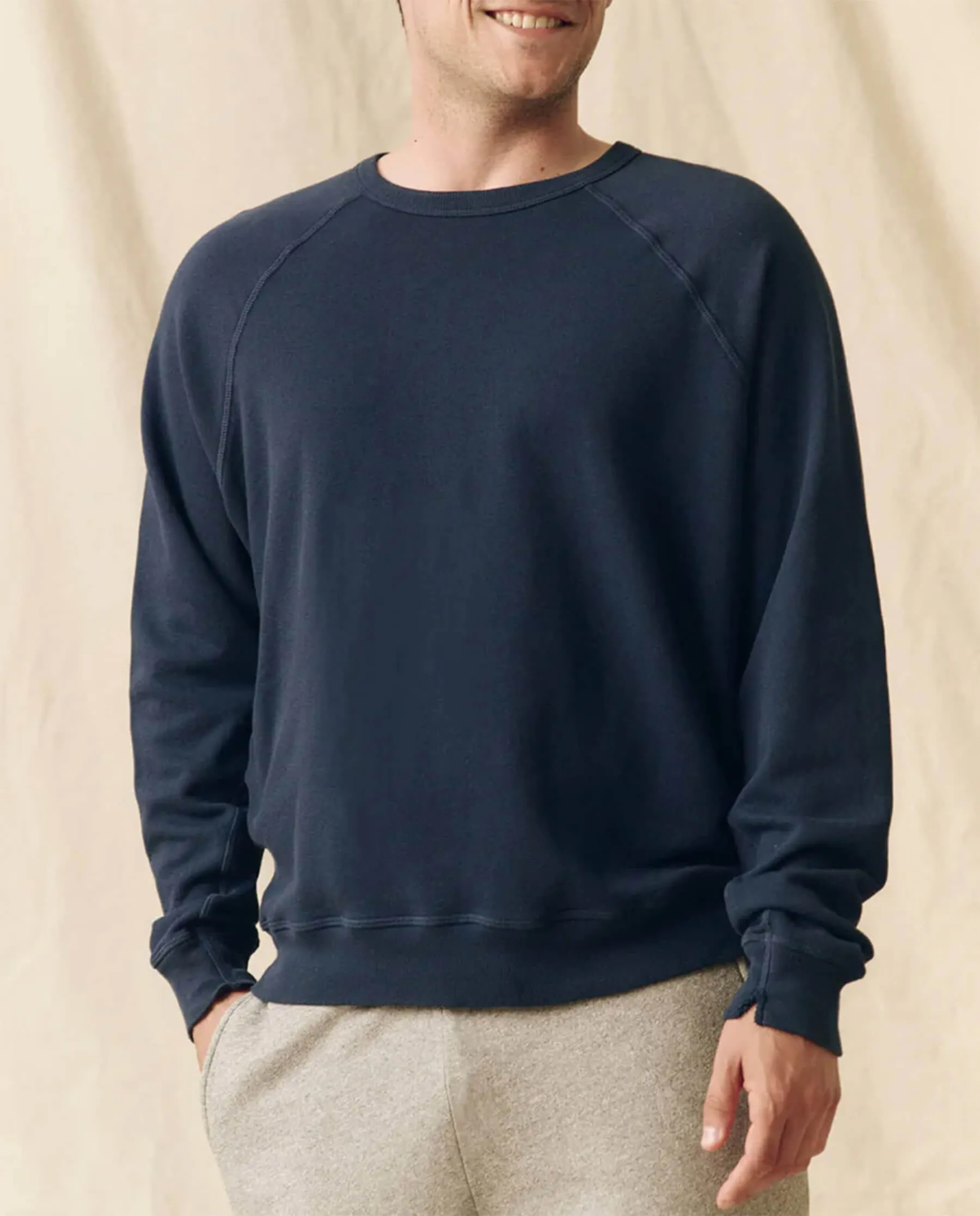 The Men's College Sweatshirt. -- True Navy