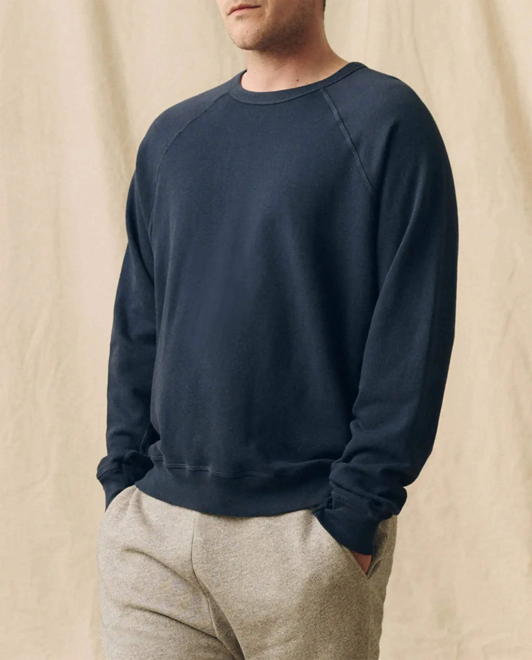 The Men's College Sweatshirt. -- True Navy