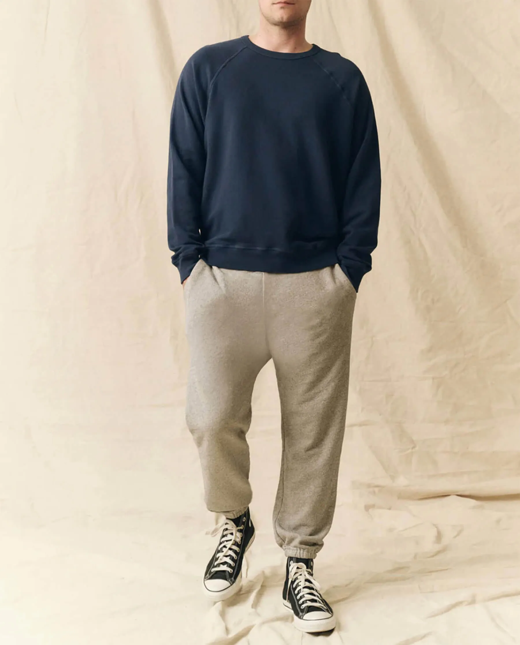 The Men's College Sweatshirt. -- True Navy