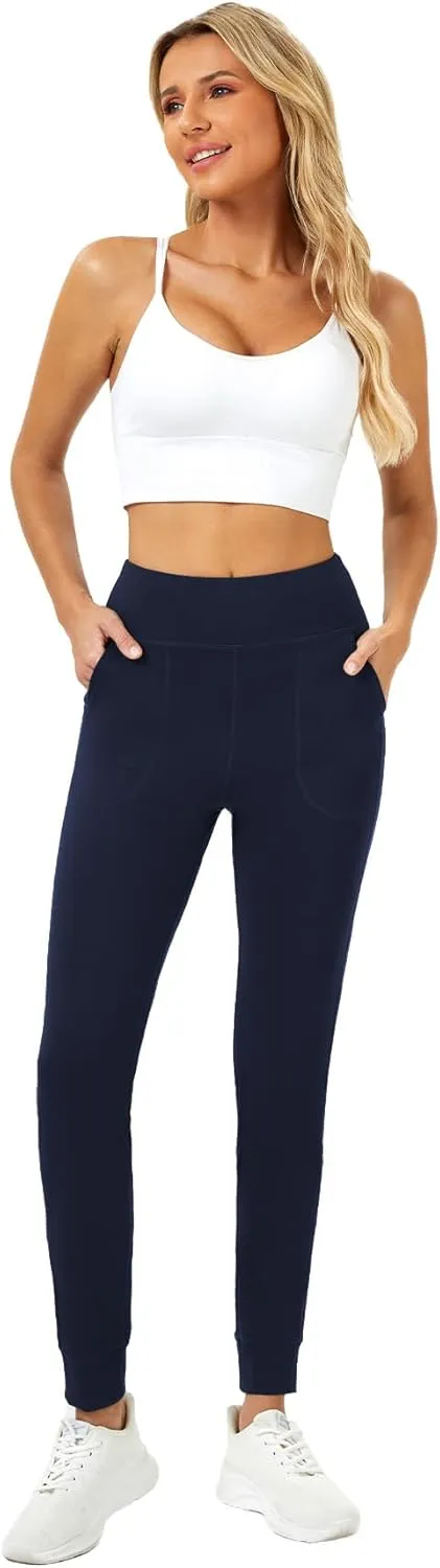 TOPYOGAS Womens High Waisted Joggers Casual Leggings Athletic Yoga Pants with Pocket Workout Pants