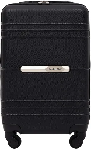 Travelers Club Richmond Spinner Luggage, Black, Carry-On 22-Inch