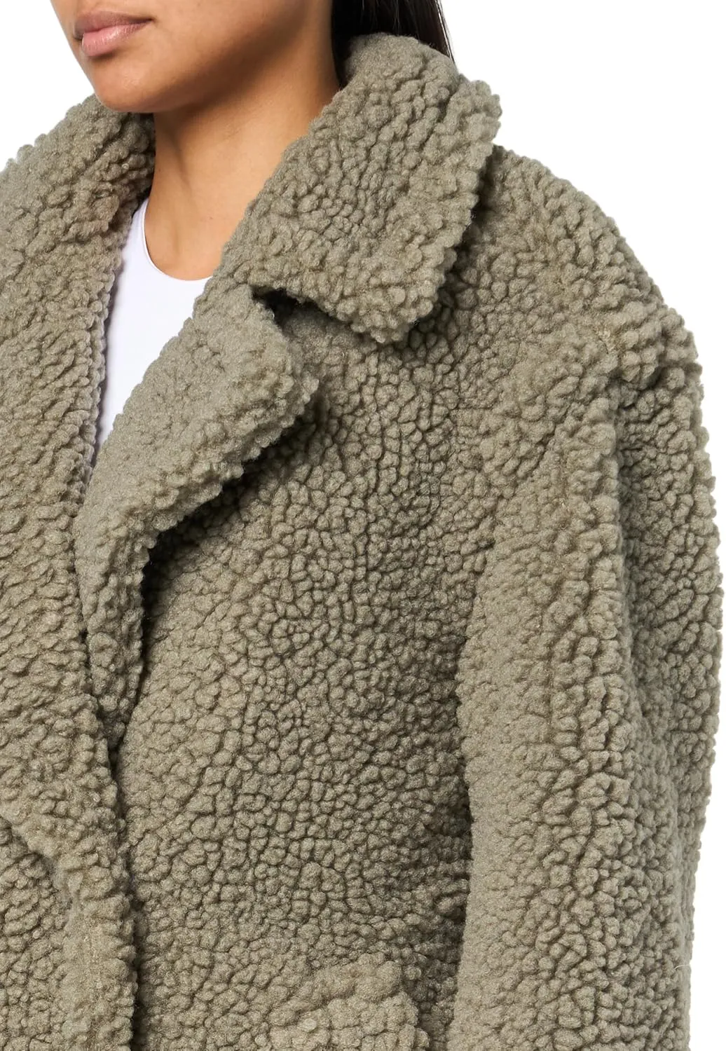 UGG Women's Gertrude Long Teddy Coat