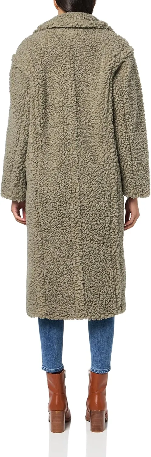 UGG Women's Gertrude Long Teddy Coat