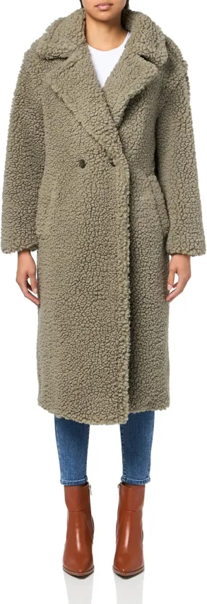 UGG Women's Gertrude Long Teddy Coat