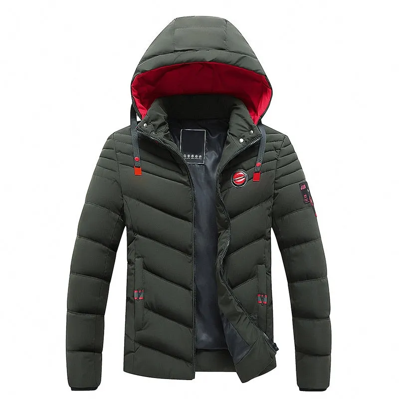West Louis Brand Outwear Windproof Warm Coat