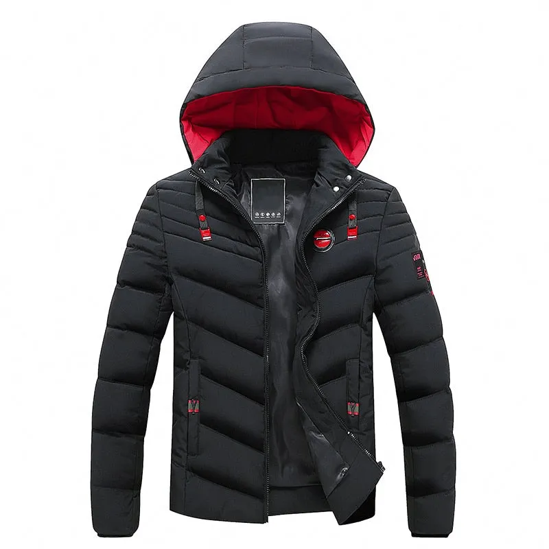 West Louis Brand Outwear Windproof Warm Coat