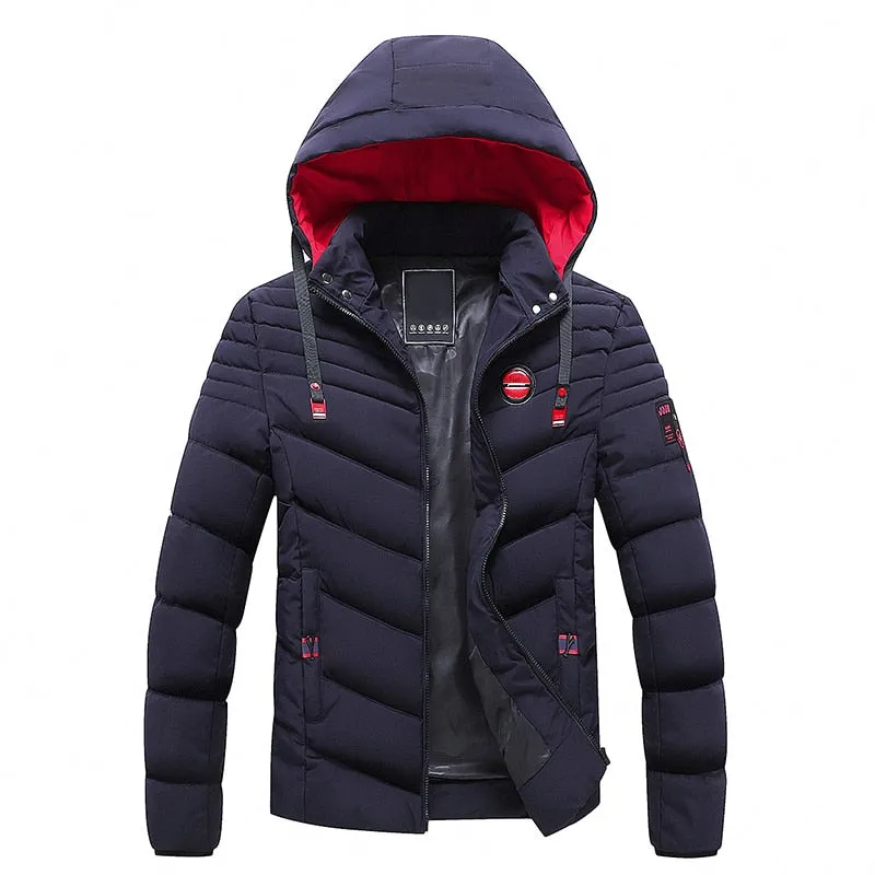 West Louis Brand Outwear Windproof Warm Coat
