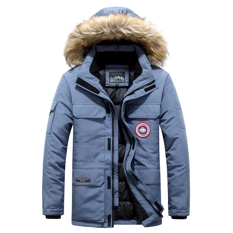West Louis Polar Windproof Fur Hooded Parka