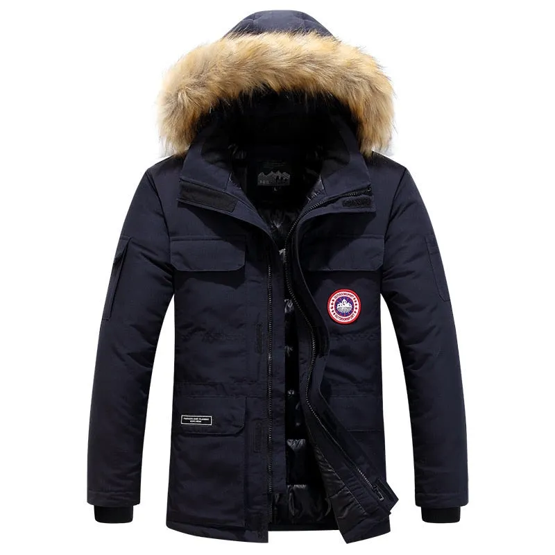 West Louis Polar Windproof Fur Hooded Parka