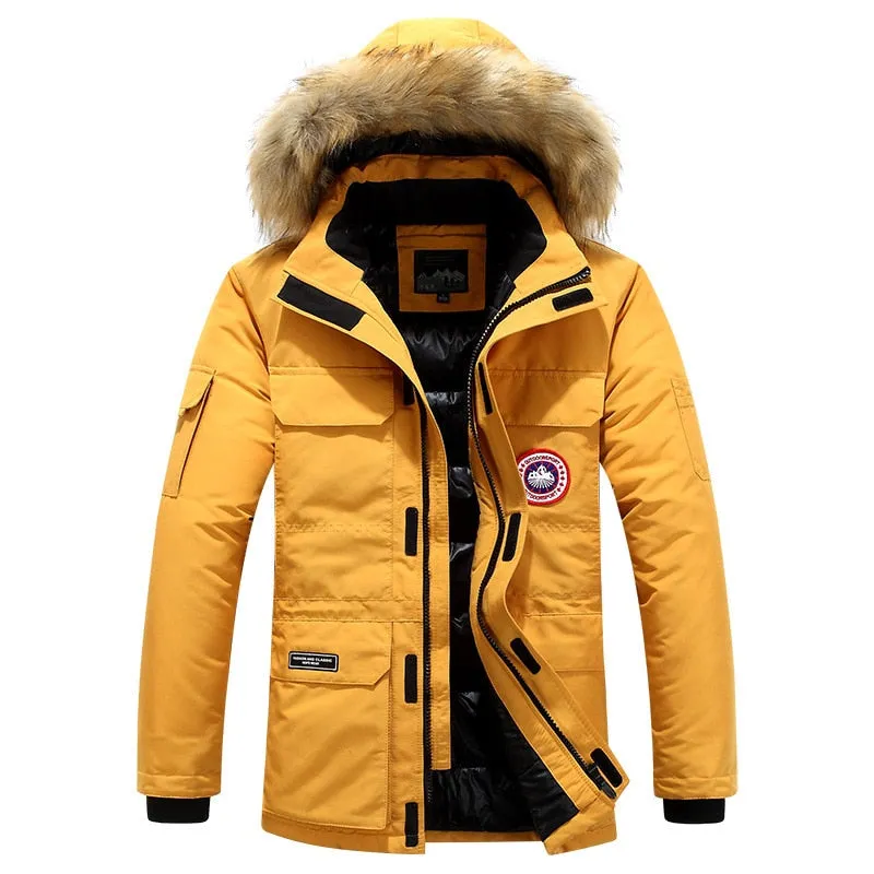 West Louis Polar Windproof Fur Hooded Parka