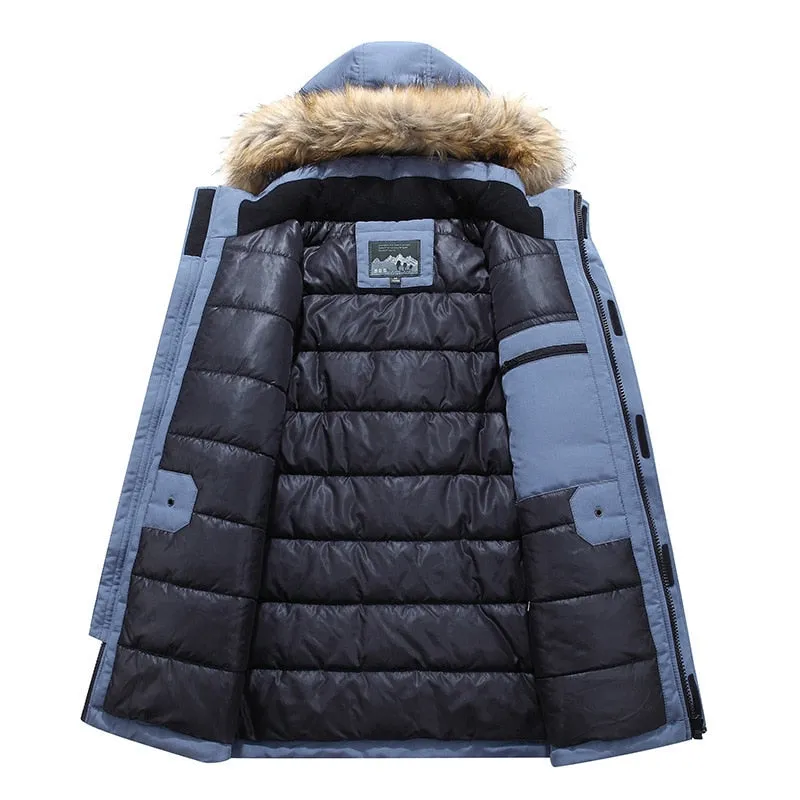 West Louis Polar Windproof Fur Hooded Parka