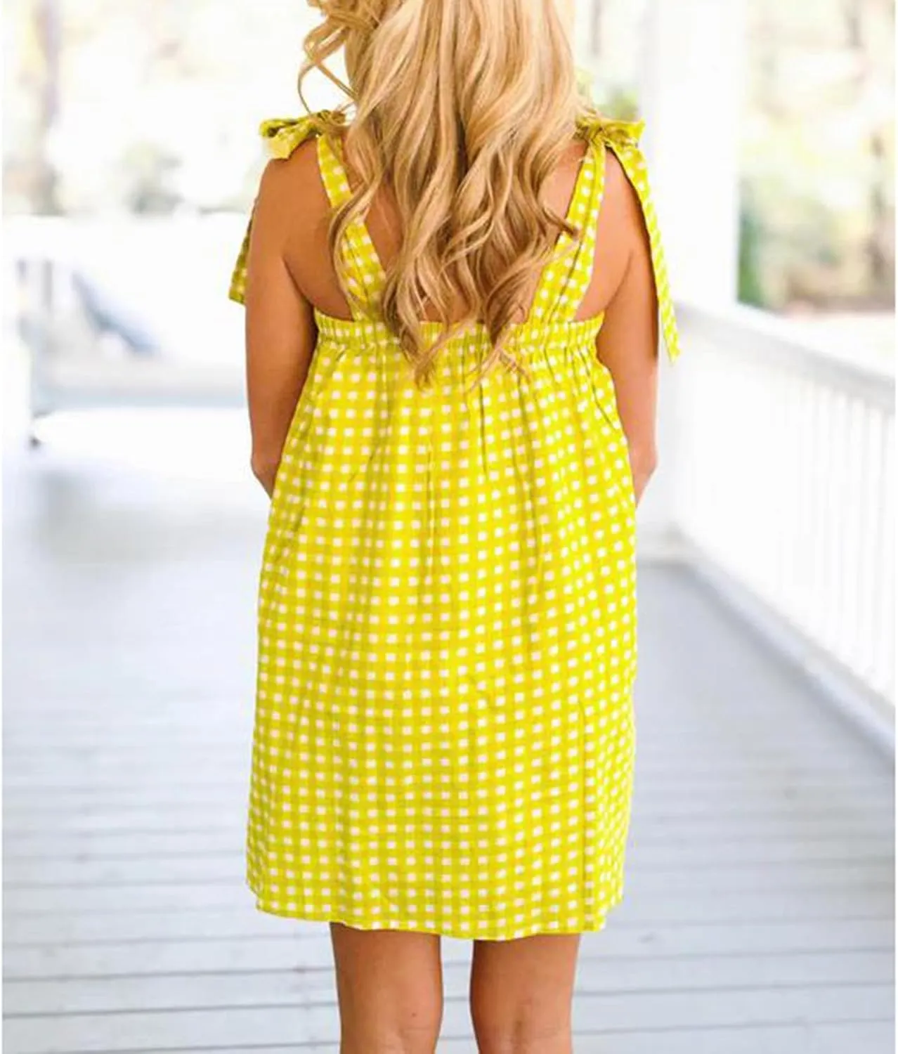 Women Floral Print Sleeveless Mini Dress Cute Bow Pleated Ruffle Hem Short Dress Summer Loose Fit Babydoll Dresses