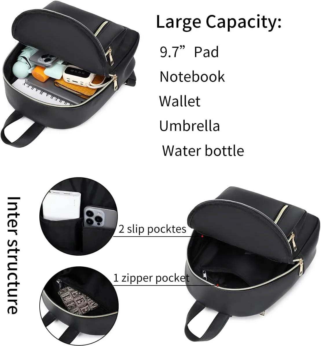 Women Mini Backpack Purse PU Leather Anti-theft Backpack Ladies Fashion Casual Travel Daypack Rucksack