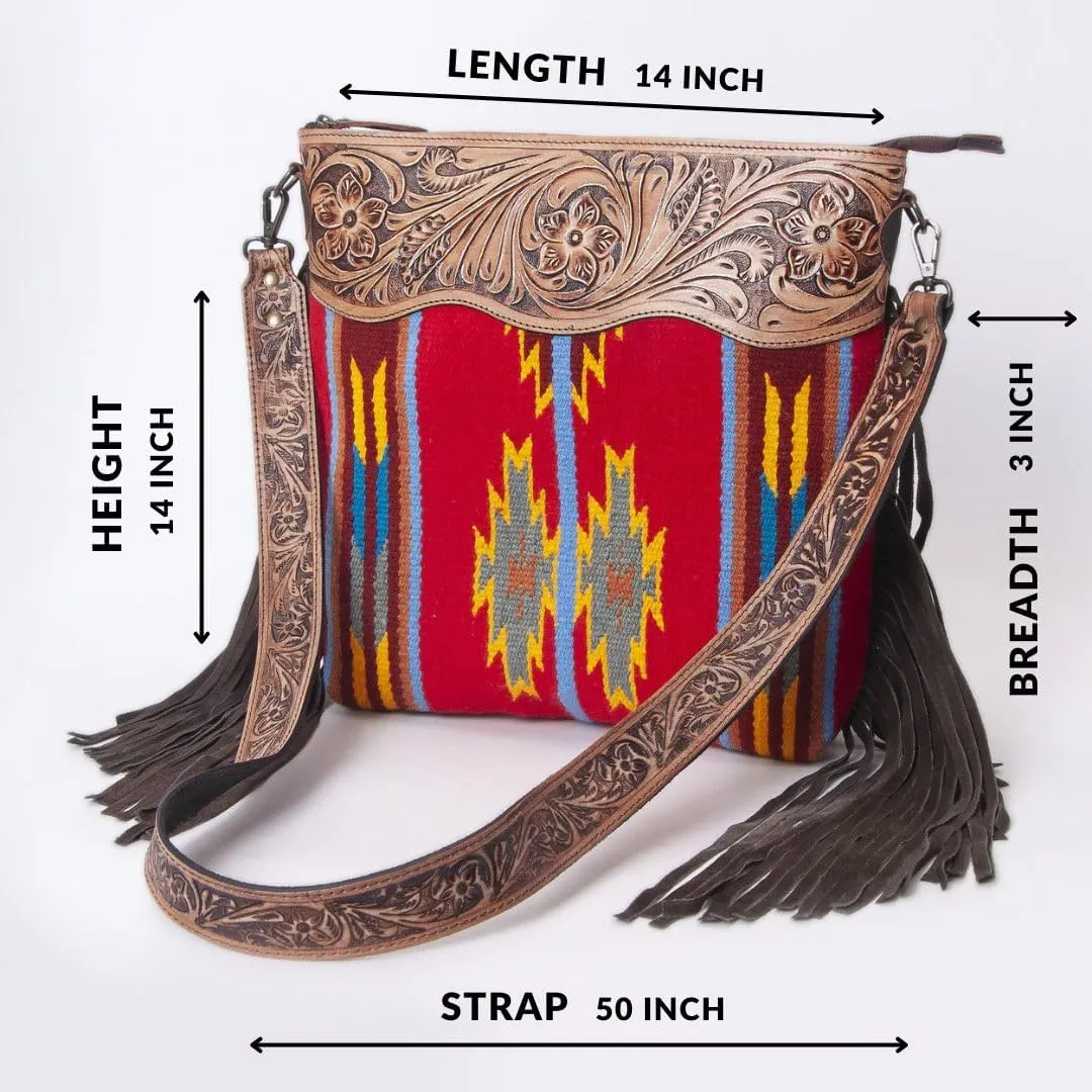 Women Natural Cowhide Leather Crossbody Bag With Adjustable Detachable Strap