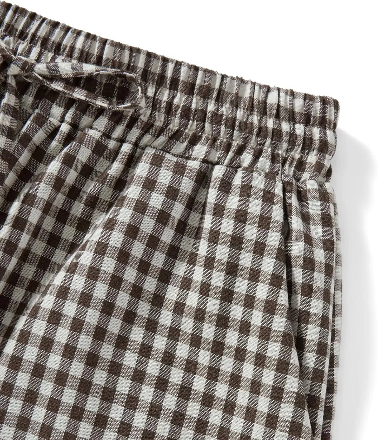 Women Y2K Plaid Wide Leg Pants High Waist Elastic Waist Baggy Casual Pants Loose Trousers Trendy Sweatpants Bottoms