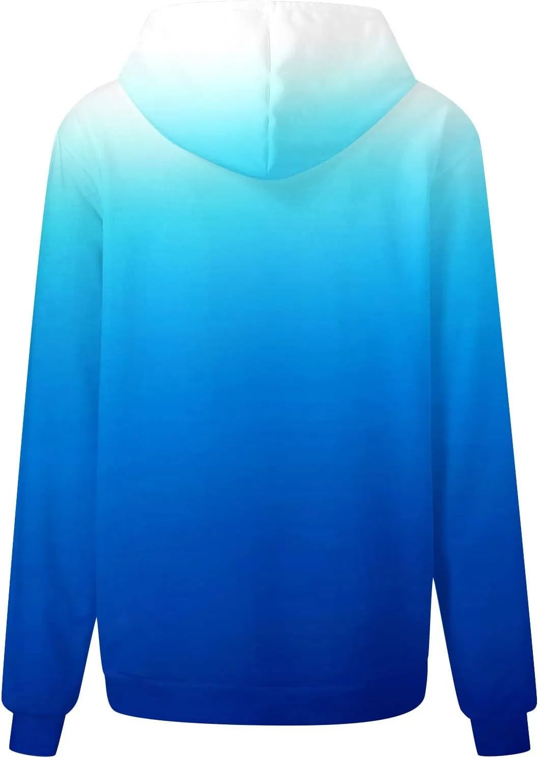 Womens Fall Fashion Hoodies 2023 Casual Oversized Long Sleeve Pullover Tops Gradient Loose Warm Hooded Sweatshirts