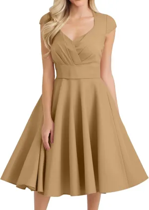 Womens Formal A Line Midi Dresses Sexy Off Shoulder Sleeveless Strapless Dress Plus Size Smocked Flowy Floral Dress