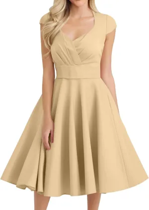 Womens Formal A Line Midi Dresses Sexy Off Shoulder Sleeveless Strapless Dress Plus Size Smocked Flowy Floral Dress