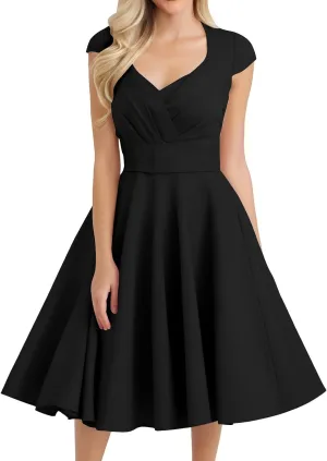 Womens Formal A Line Midi Dresses Sexy Off Shoulder Sleeveless Strapless Dress Plus Size Smocked Flowy Floral Dress