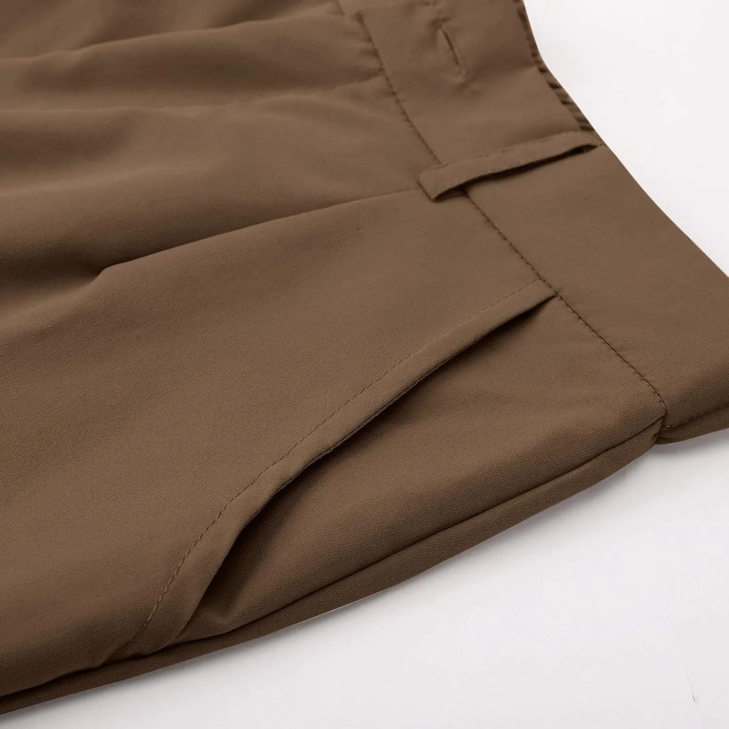 Womens High Waist Straight Leg Pants Solid Color Casual Trousers with Pockets 2024 Trendy Casual Cargo Joggers Pants